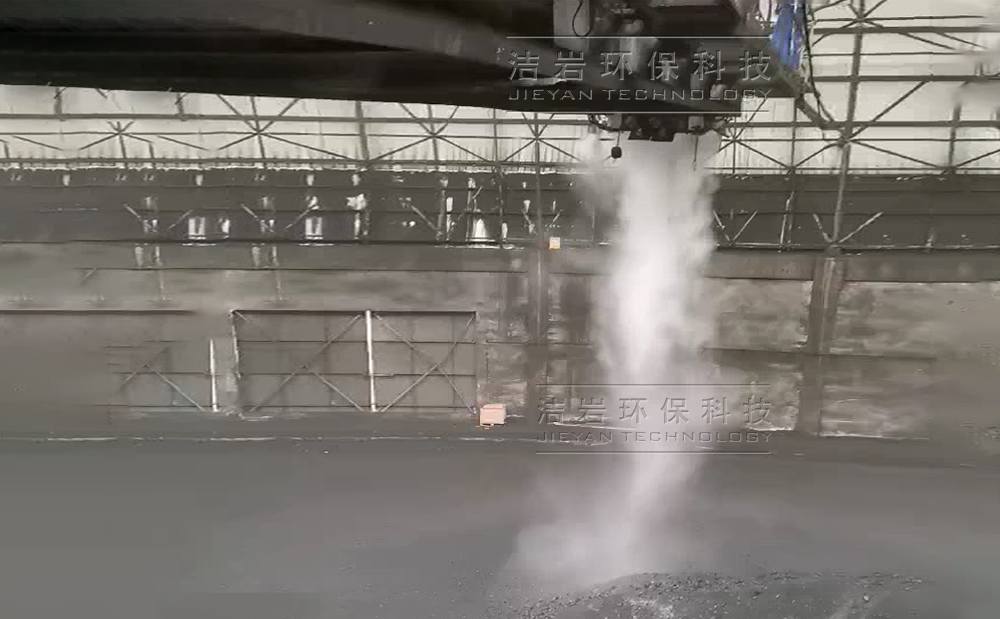 冀東水泥圓堆機(jī)長堆機(jī)干霧抑塵系統(tǒng)